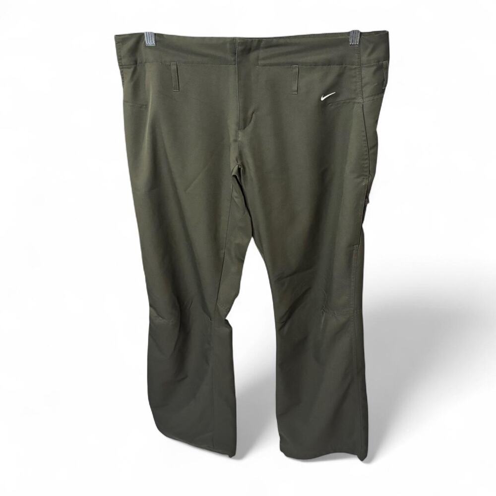 Nike Women's Dri-FIT Hiking Golf Pants, Olive Green, Size Large (12-14)